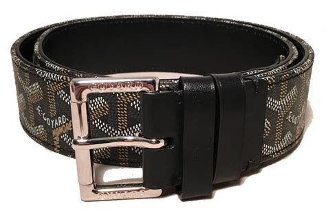 all black goyard belt|maison Goyard belts.